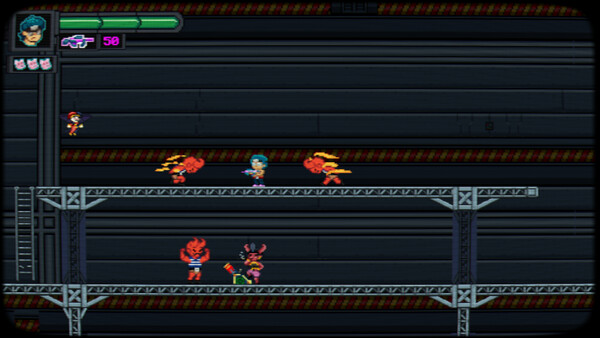 Pixel Waifu: Escape from the dark corporation. The telepathic power of a lovestruck otaku screenshot 7