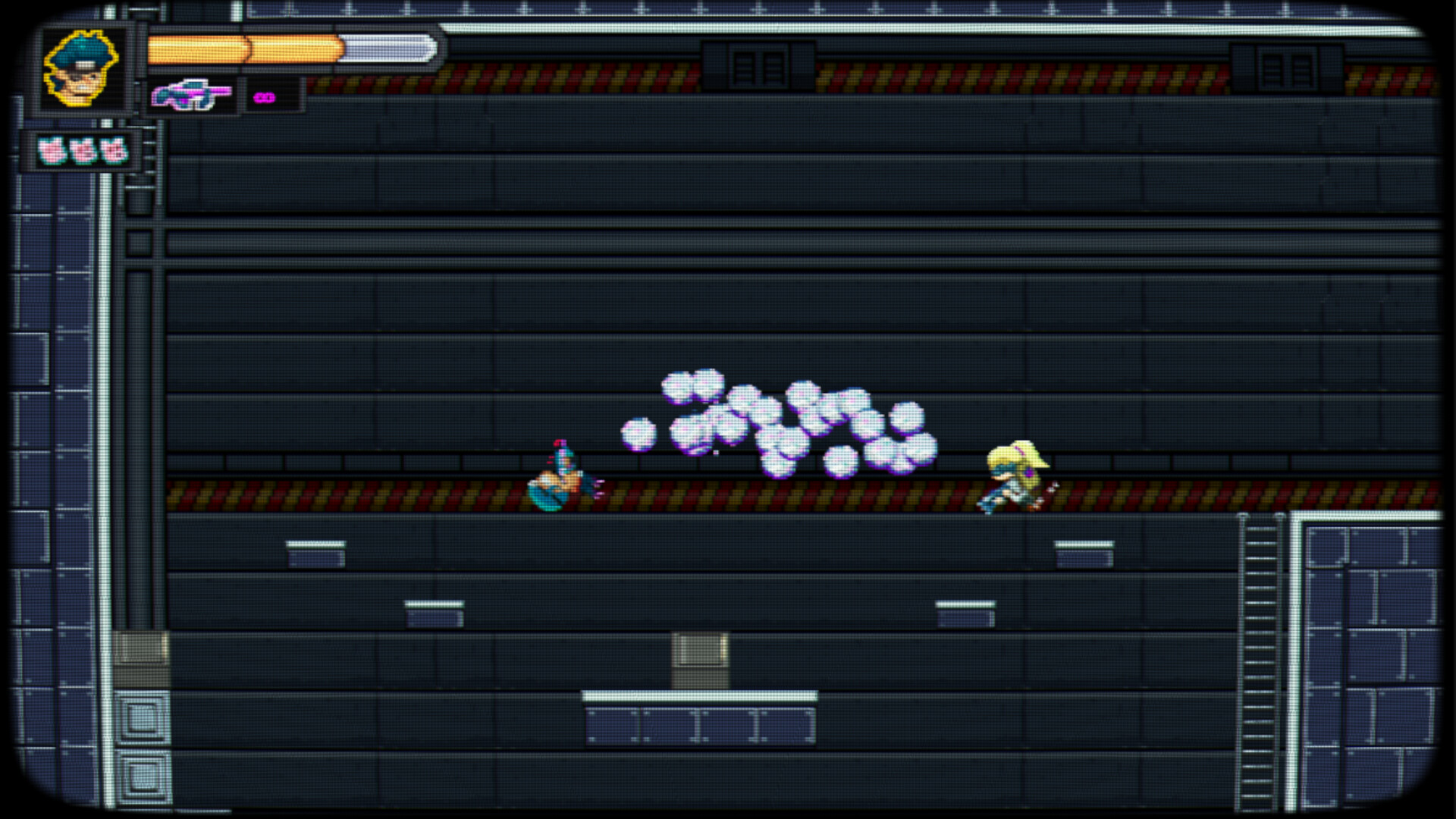 Pixel Waifu: Escape from the dark corporation. The telepathic power of a lovestruck otaku screenshot #5