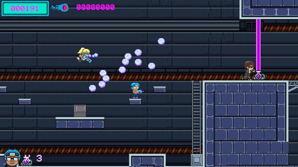 Pixel Waifu: Escape from the dark corporation. The telepathic power of a lovestruck otaku screenshot 3