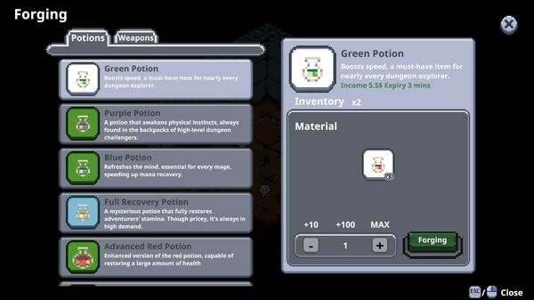 Screenshot z Dungeon Vending Machines Screenshot z Dungeon Vending Machines