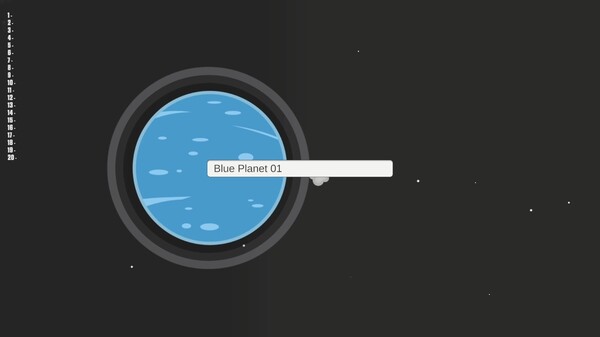 Screenshot z Planet Finder