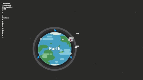 Screenshot z Planet Finder