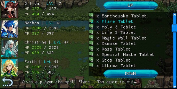 Screenshot z Tablets of Power Screenshot z Tablets of Power