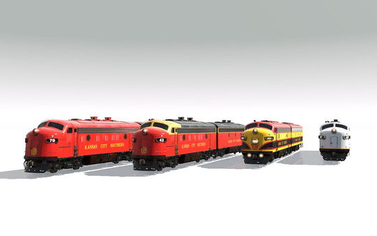 Trainz 2019 DLC - Pro Train: KCS F7 Loco Bundle