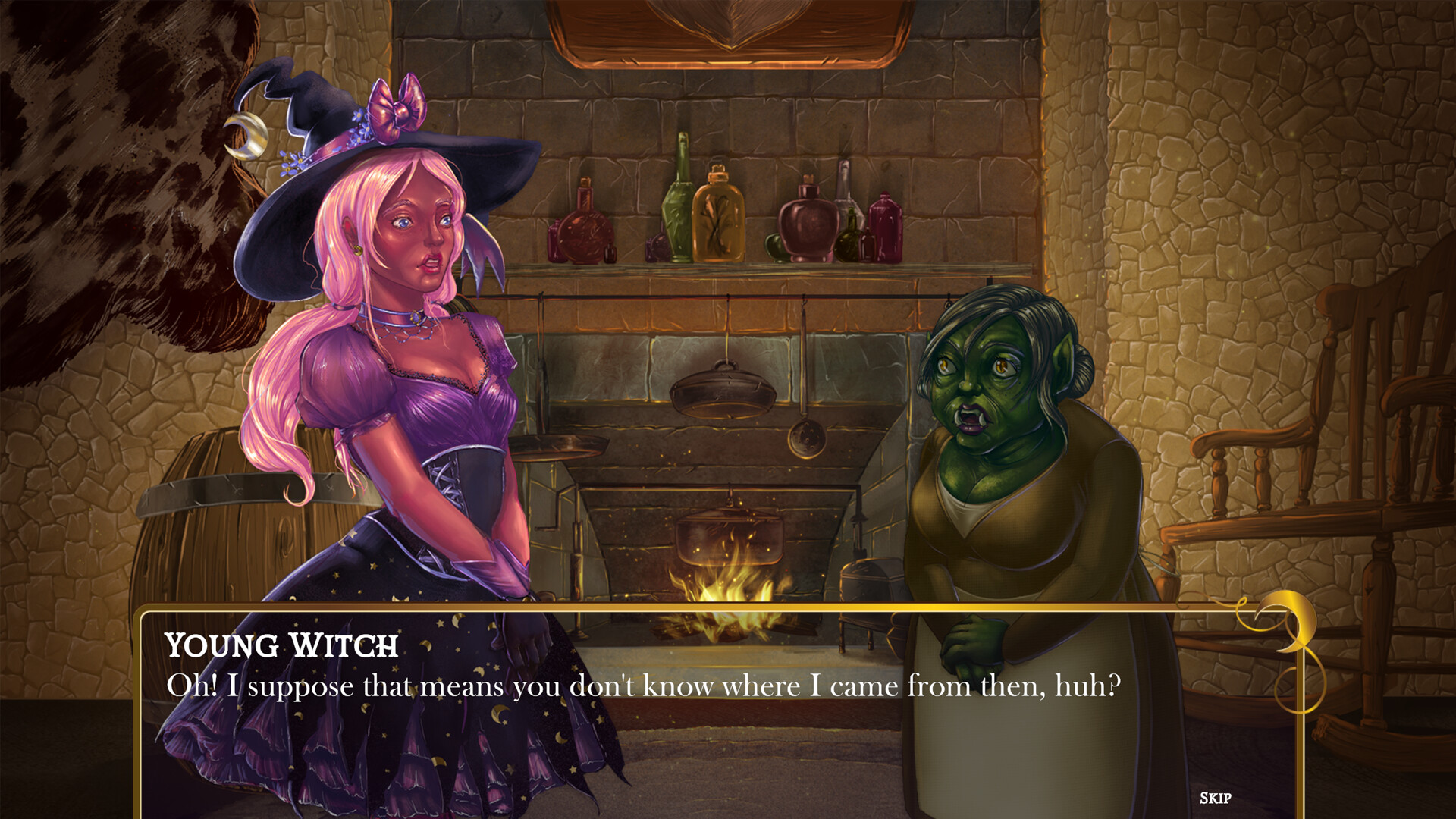 Lythe The Forgetful Witch: A Visual Novel screenshot #2