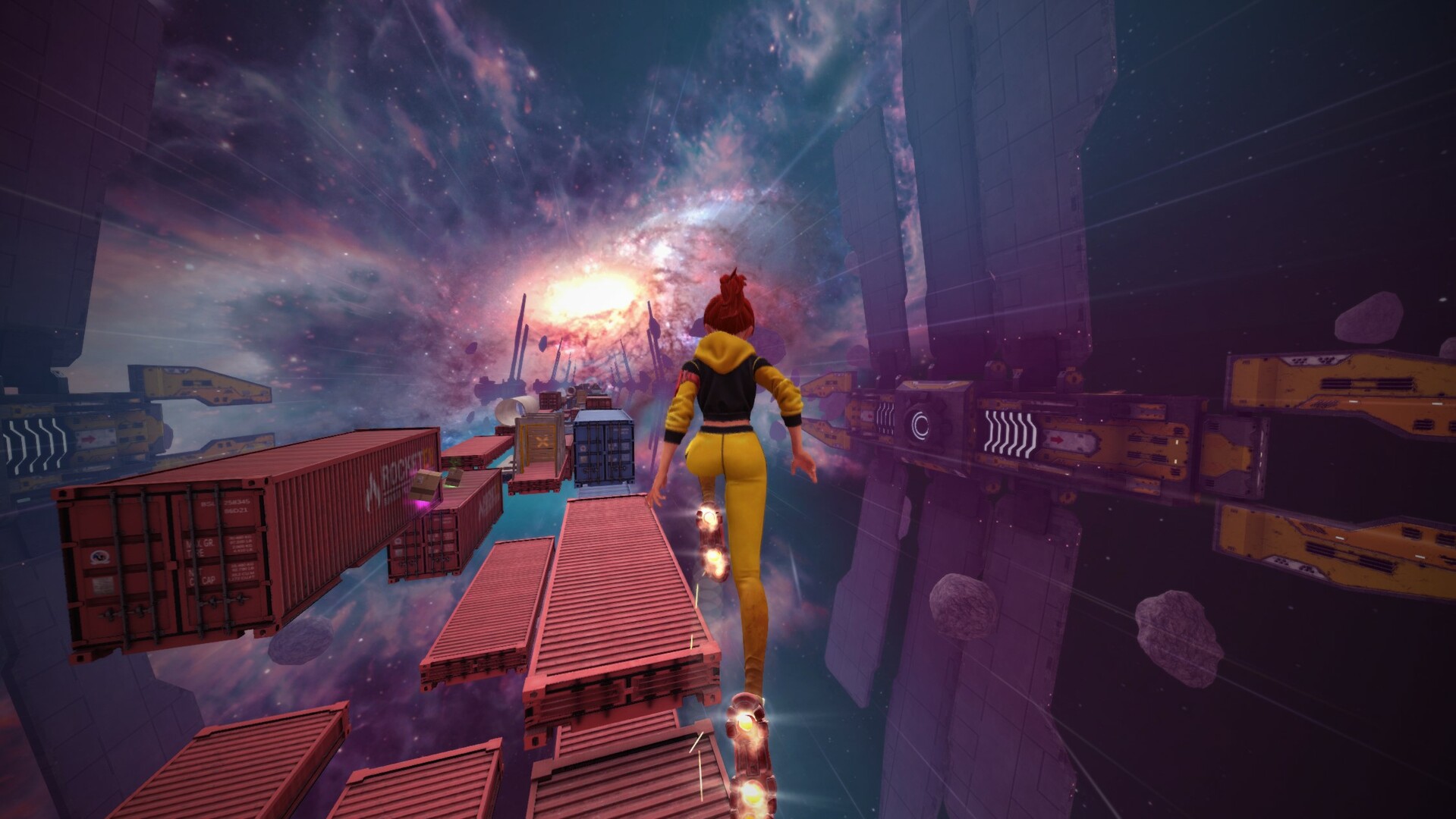 Rocket Boots Mania: Space Train screenshot #4