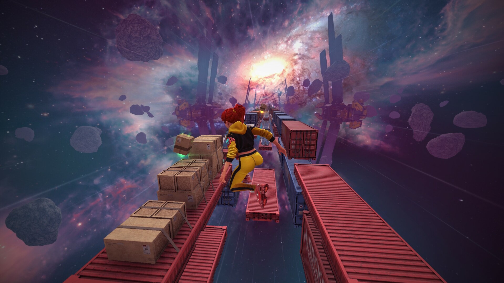 Rocket Boots Mania: Space Train screenshot #7
