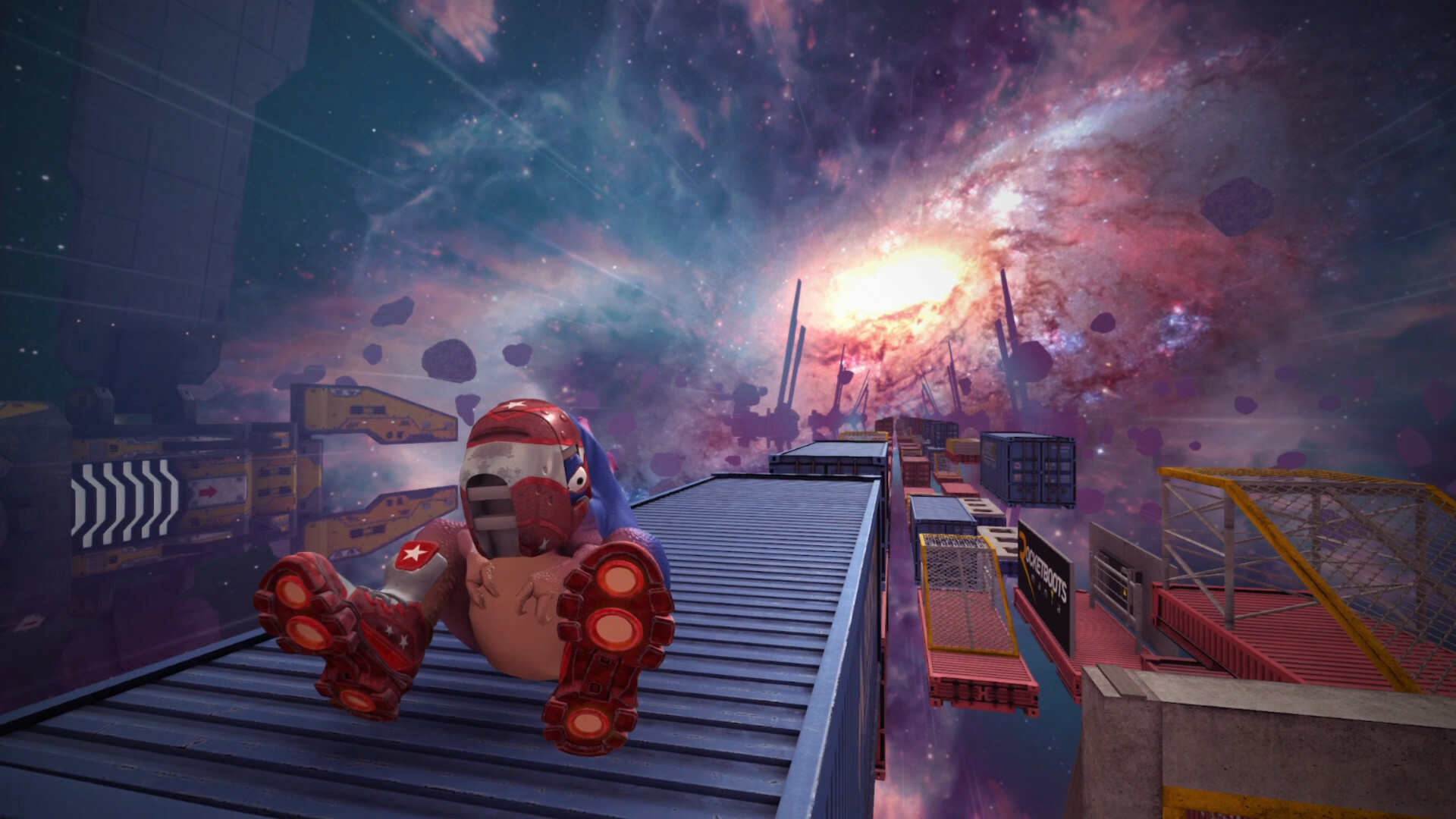 Rocket Boots Mania: Space Train screenshot #9
