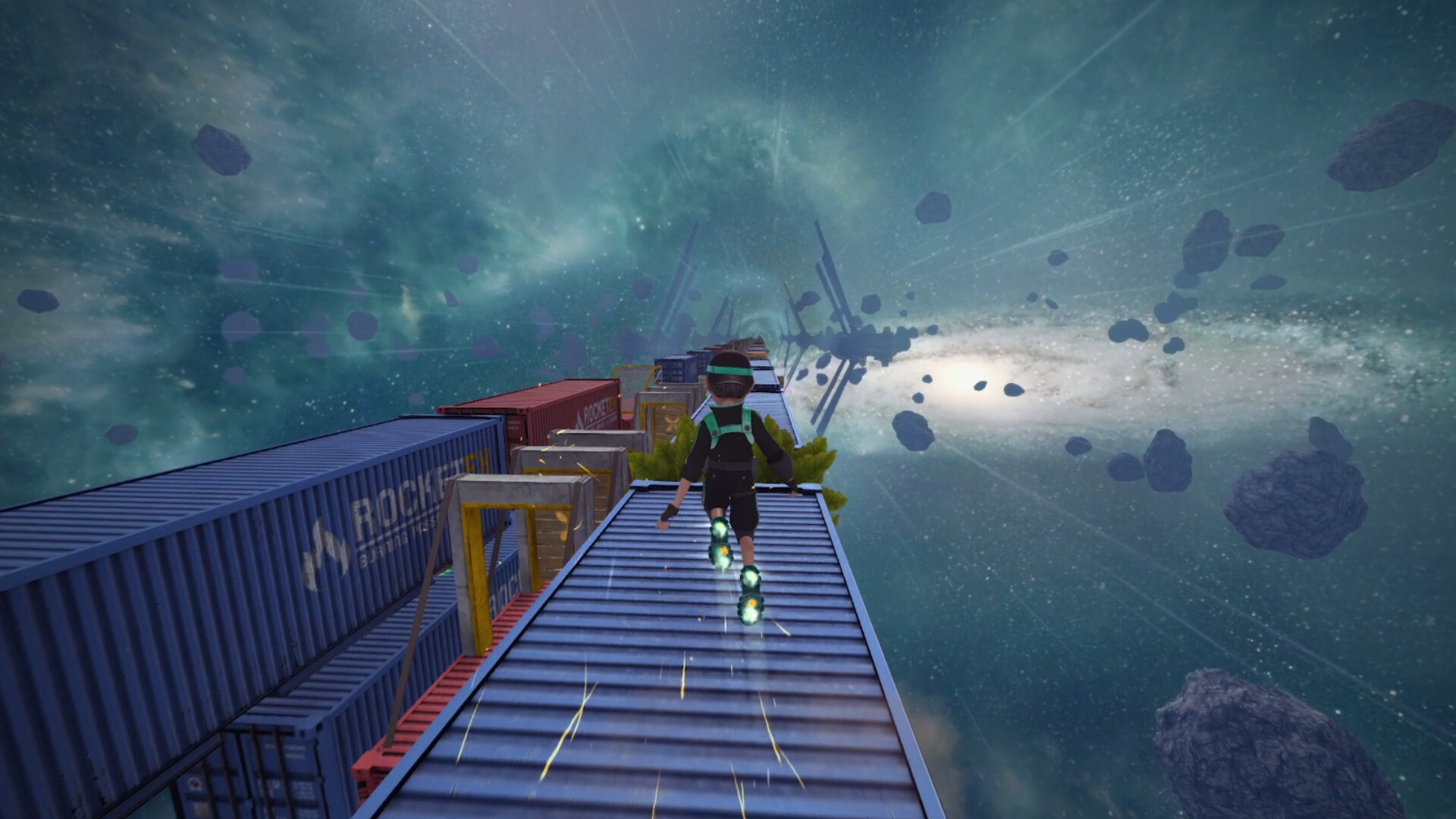 Rocket Boots Mania: Space Train screenshot #13