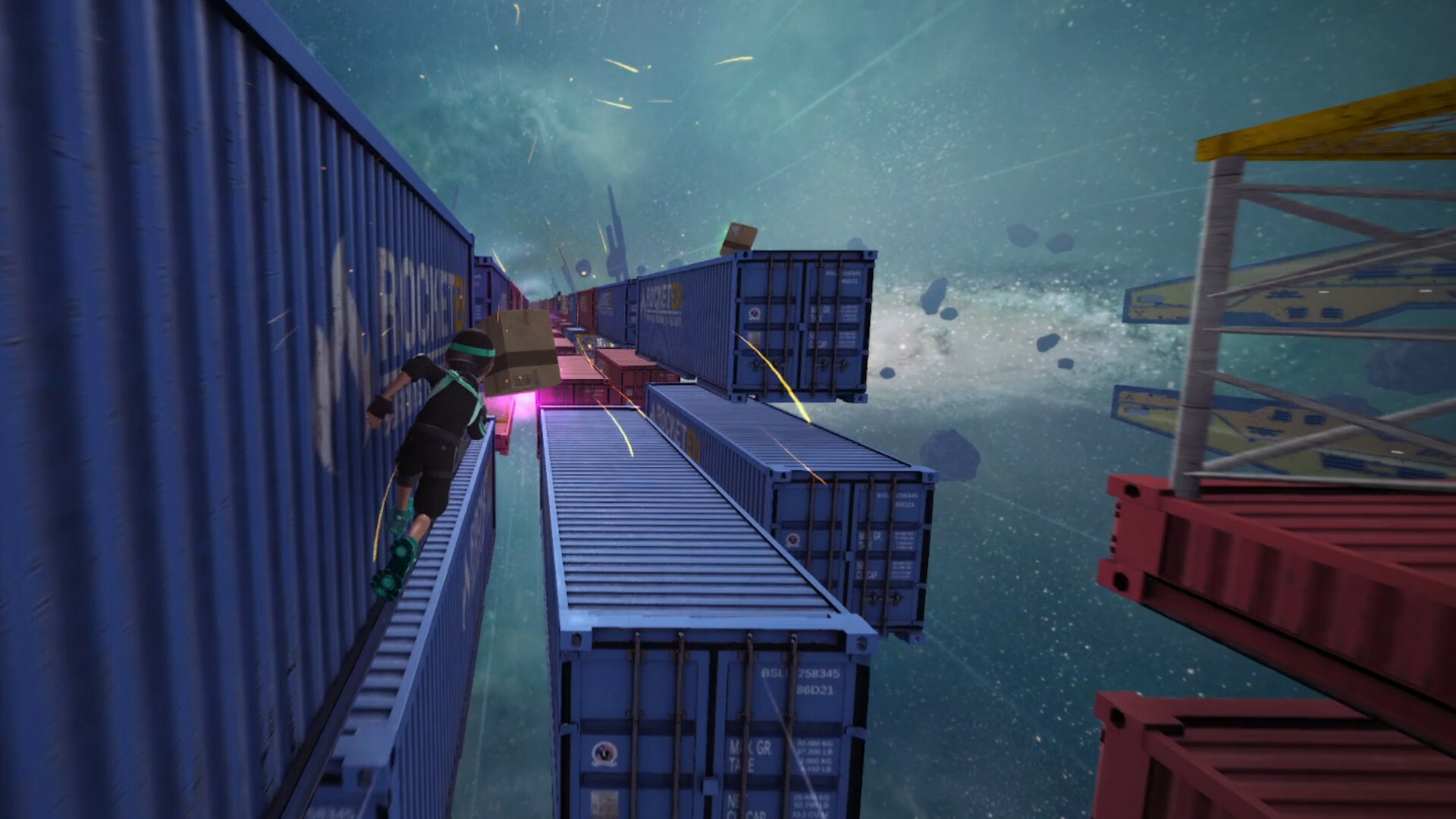 Rocket Boots Mania: Space Train screenshot #6