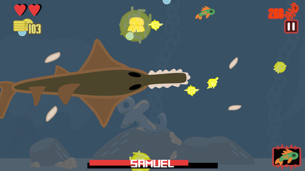 Screenshot z Bubblesinker