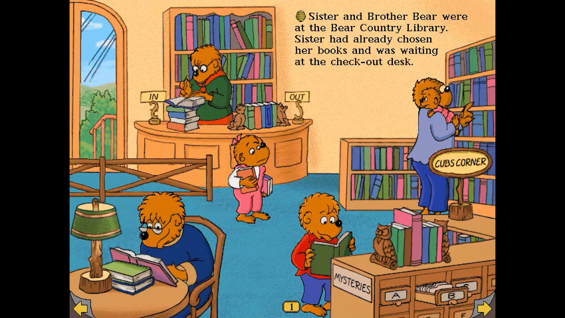 Скриншот игры The Berenstain Bears In the Dark - 4