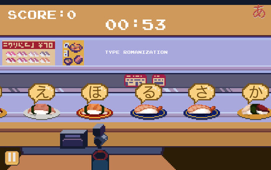 Learn Japanese Kana & Vocab with Sushi.