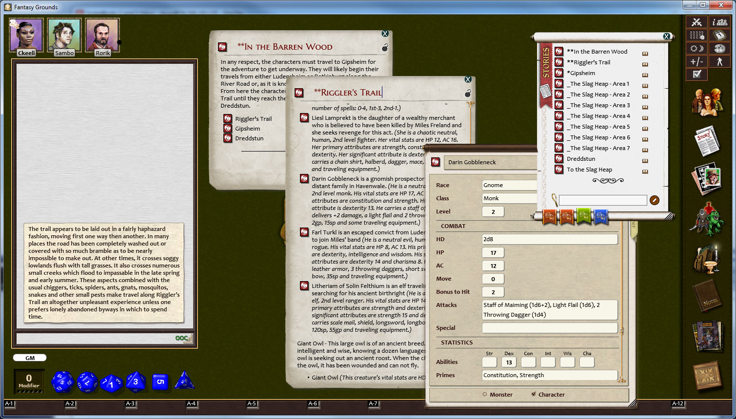 Fantasy Grounds - C&C: A2 Slag Heap Featured Screenshot #1