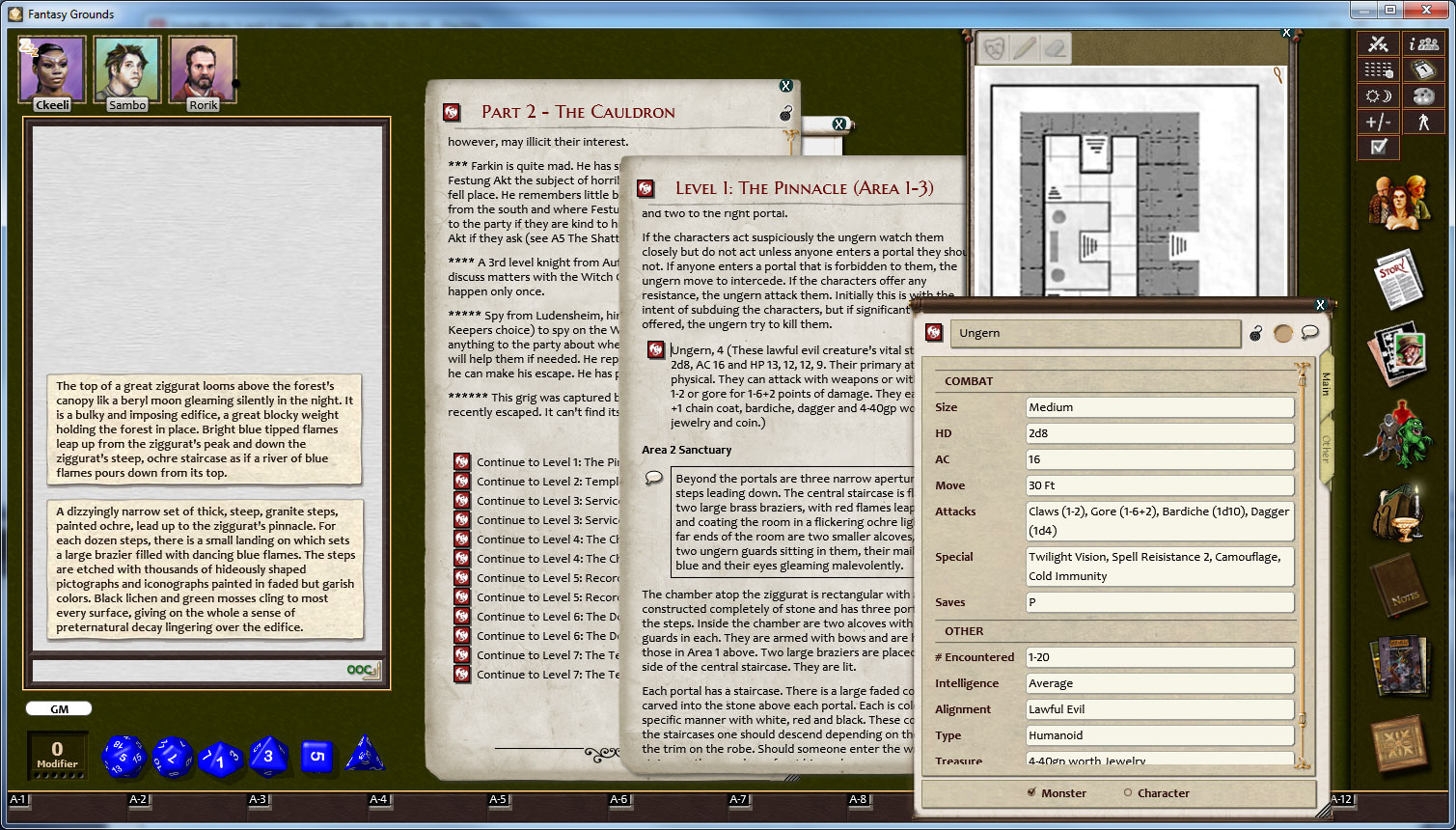 Fantasy Grounds - C&C: A3 The Wicked Cauldron Featured Screenshot #1