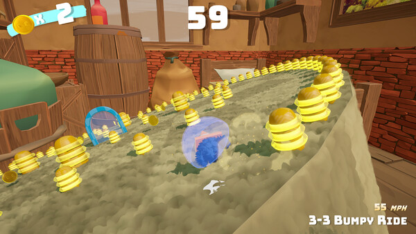 Screenshot 3 of Fluff'n'Roll - more gameplay footage