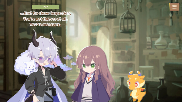 Screenshot z MONPIC -小さなドラゴンと竜化の少女- Soundtrack