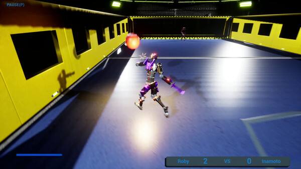 Screenshot z Robo Tennis
