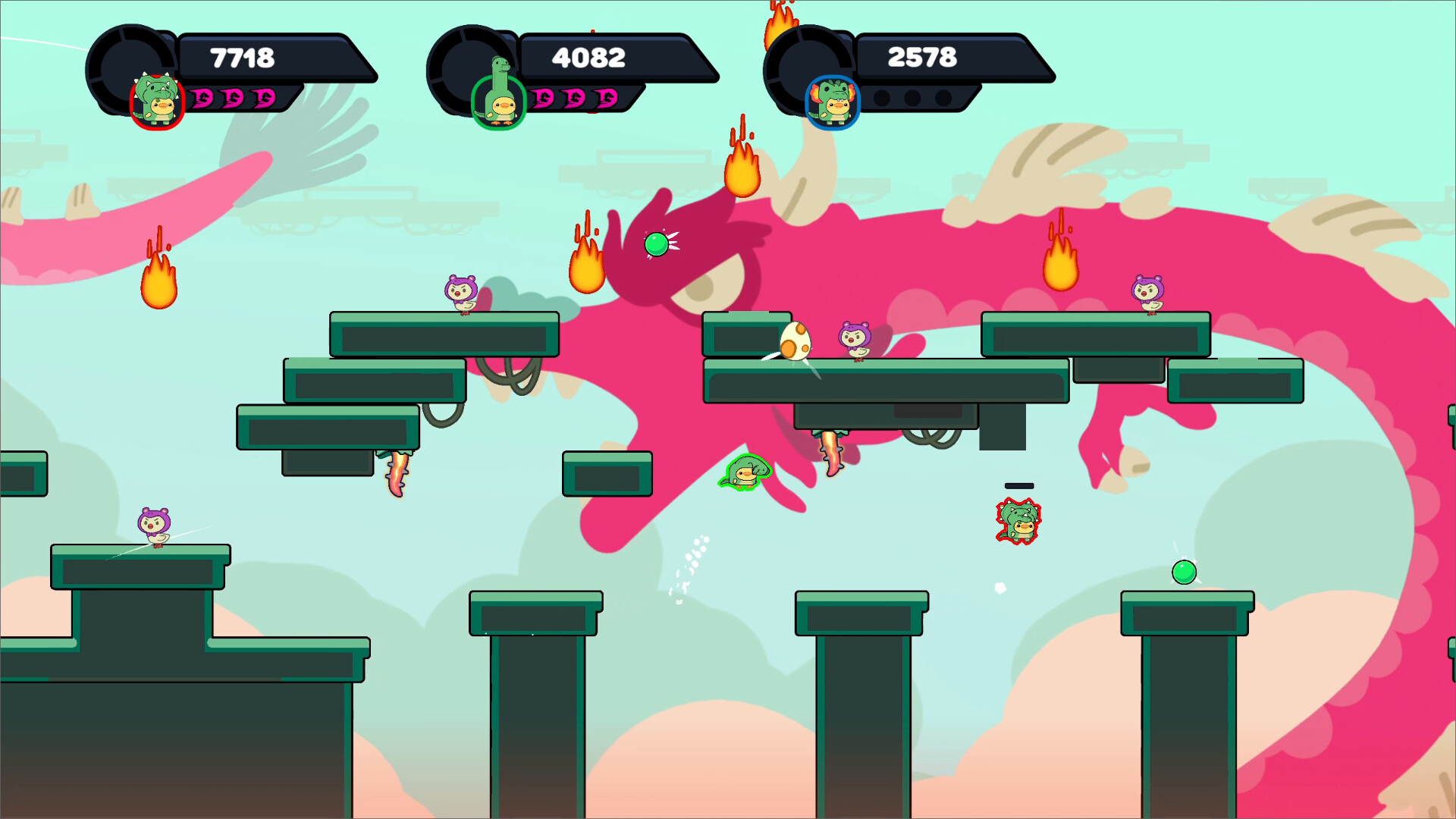 Dino-Ducks Dash screenshot #2