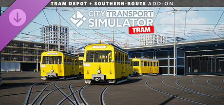 City Transport Simulator: Tram Depot + Southern-Route Add-On banner image