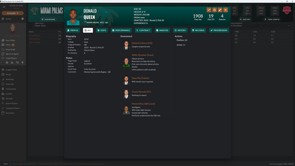 Draft Day Sports: Pro Football 2025.