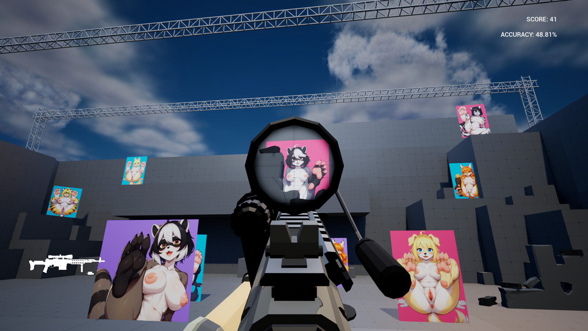 Furry Aim Trainer - Furry Feet screenshot