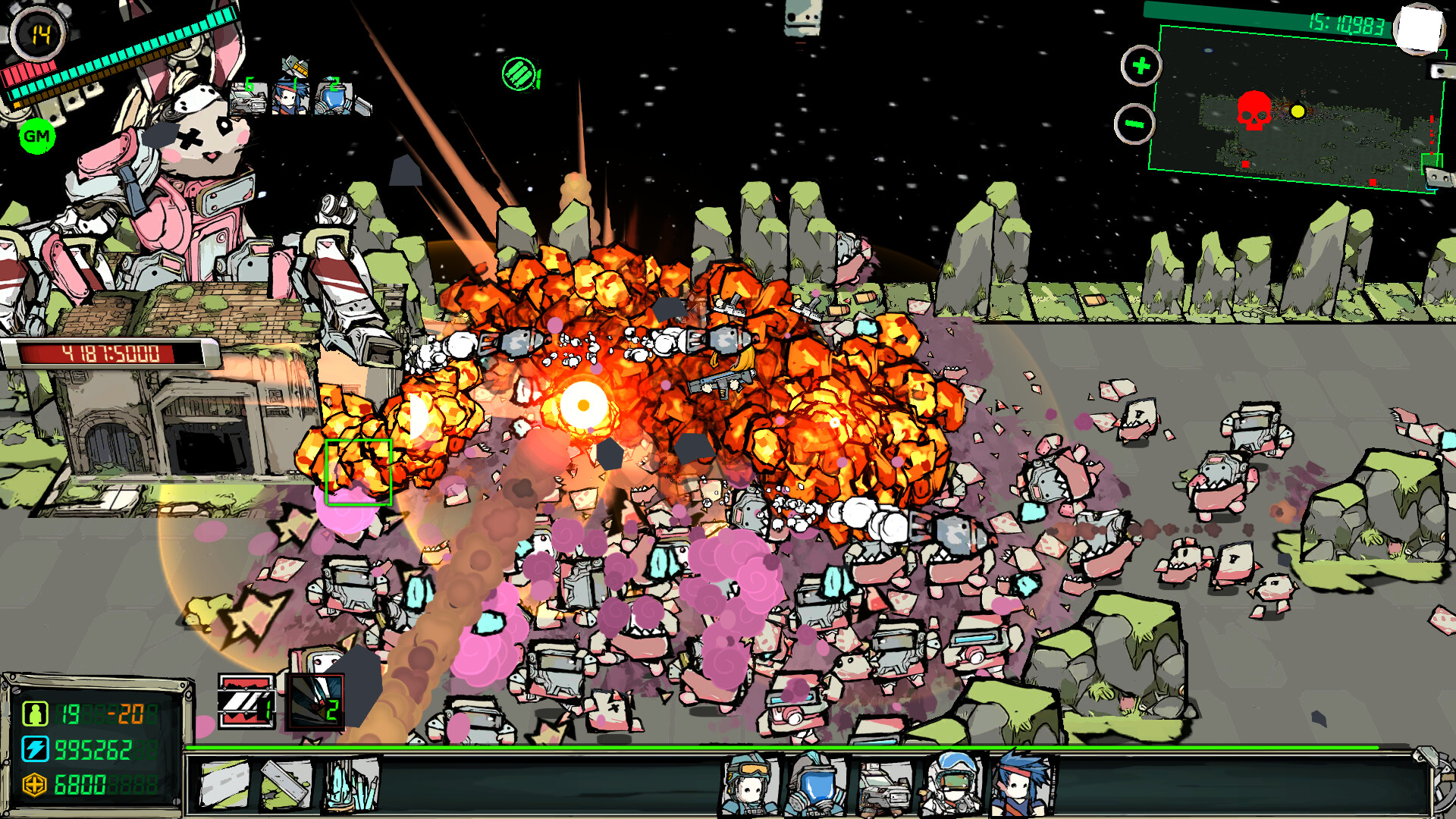 杀手精神病兔子… 在太空！新星拓荒～ screenshot 5