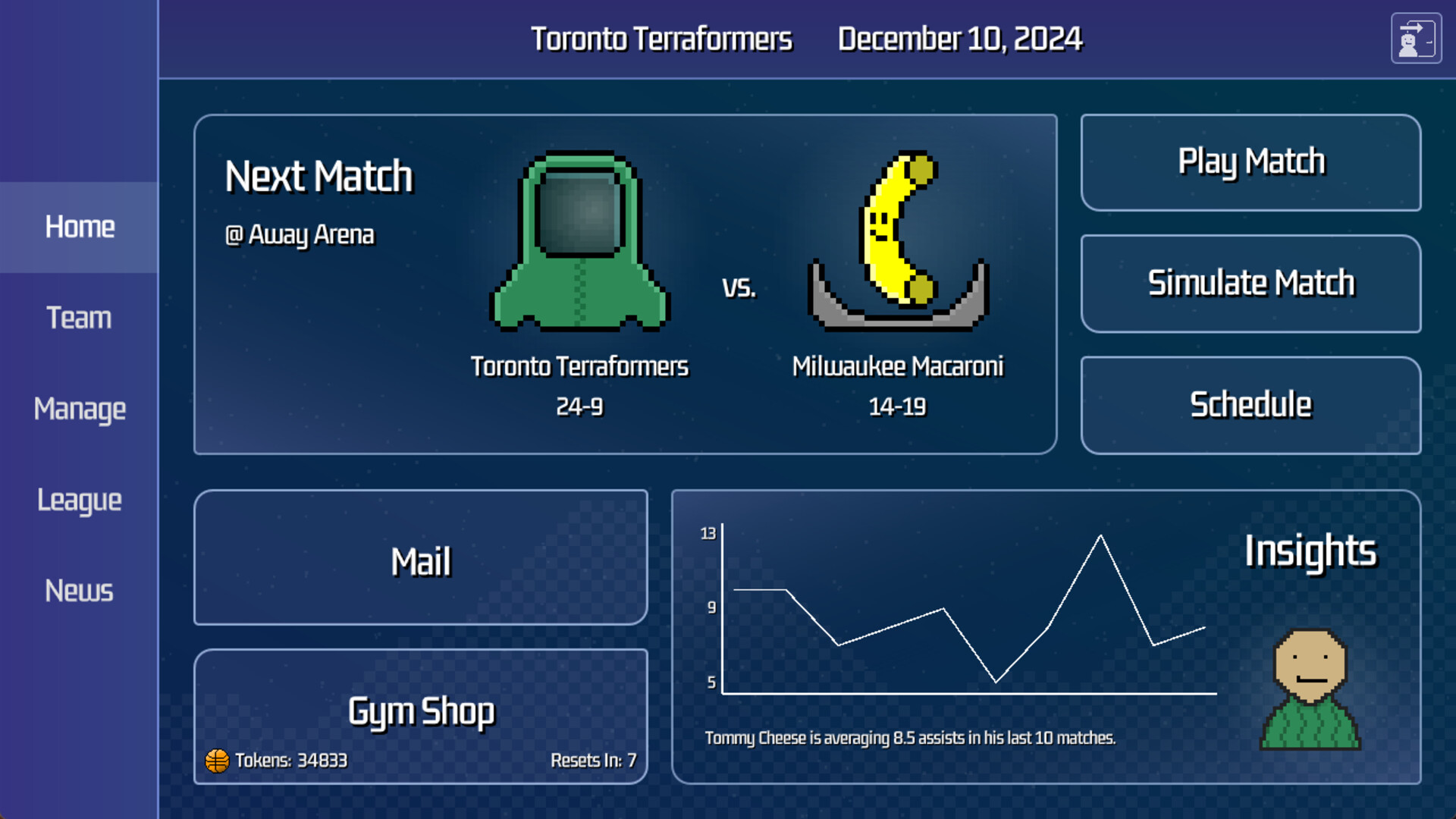 Hoops Ahead: Basketball Managerのスクリーンショット 1