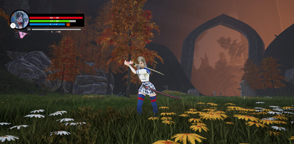 Screenshot z Sexy Katana