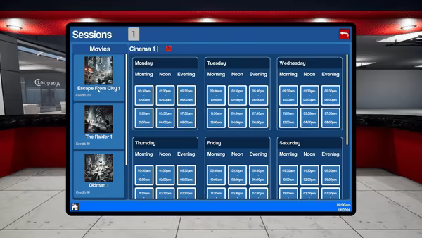Cinemaster Cinema Simulator video 6