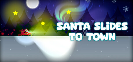 Santa Slides to Town banner