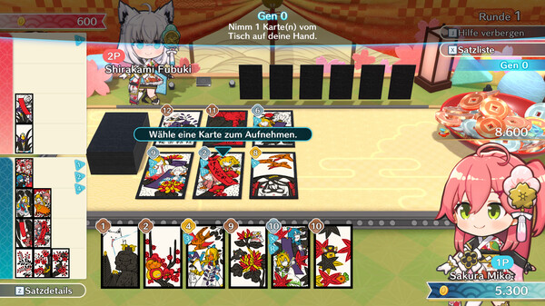hololive Holo’s Hanafuda Screenshot 2