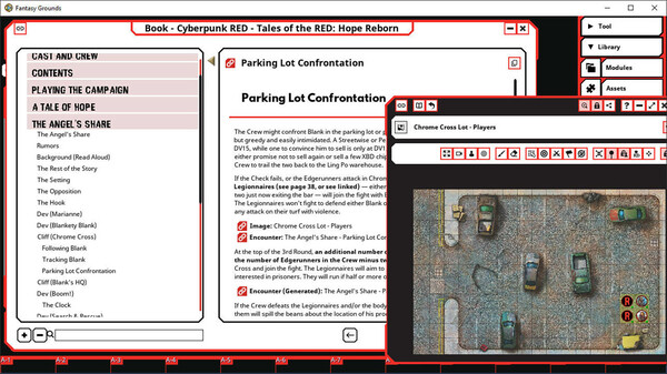 Fantasy Grounds - Cyberpunk RED - Tales of the RED: Hope Reborn