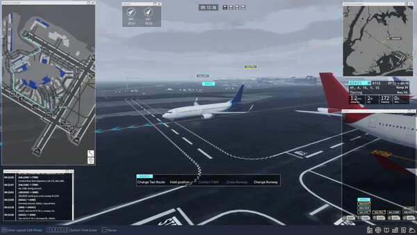 Screenshot of Airport Control 27 gameplay showing in-action mechanics