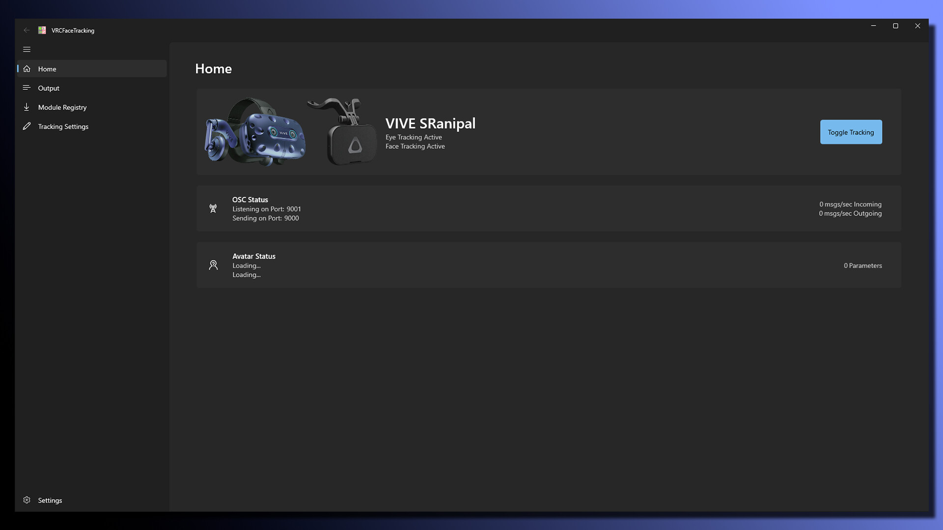 VRCFaceTracking Featured Screenshot #1