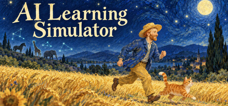 AI Learning Simulator — Steam header