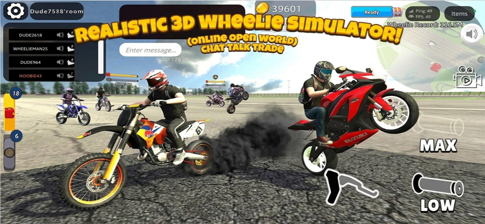 Wheelie King 8 - Motorbike simulator 3D screenshot #4