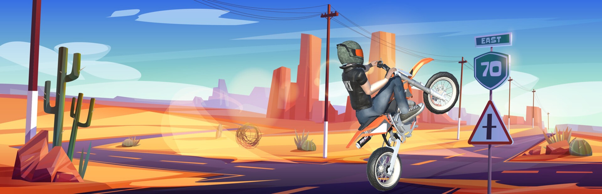 Wheelie King 8 - Motorbike simulator 3D