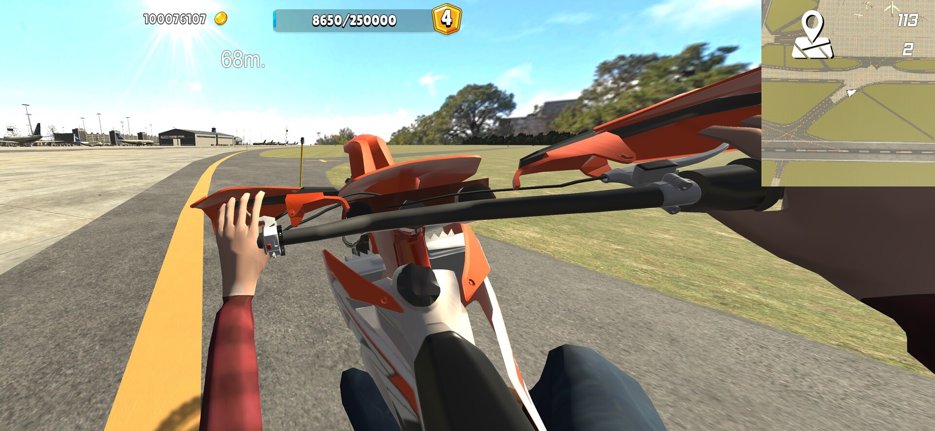 Wheelie King 7 - Motorbike simulator 3D screenshot #1