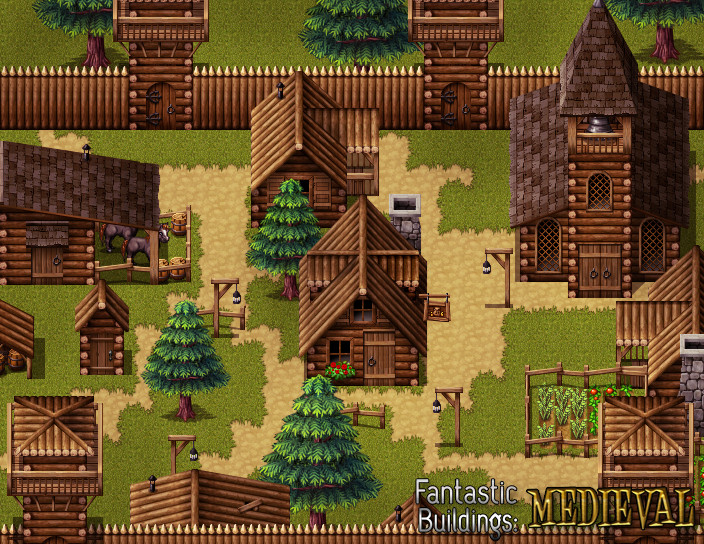 RPG Maker VX Ace - Fantastic Buildings: Medieval Featured Screenshot #1