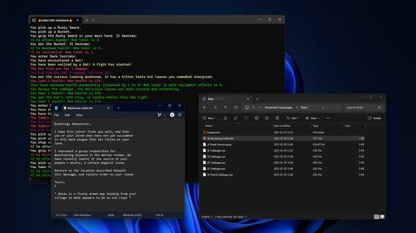 Screenshot of Directory Dungeon - File Explorer Dungeon Crawler