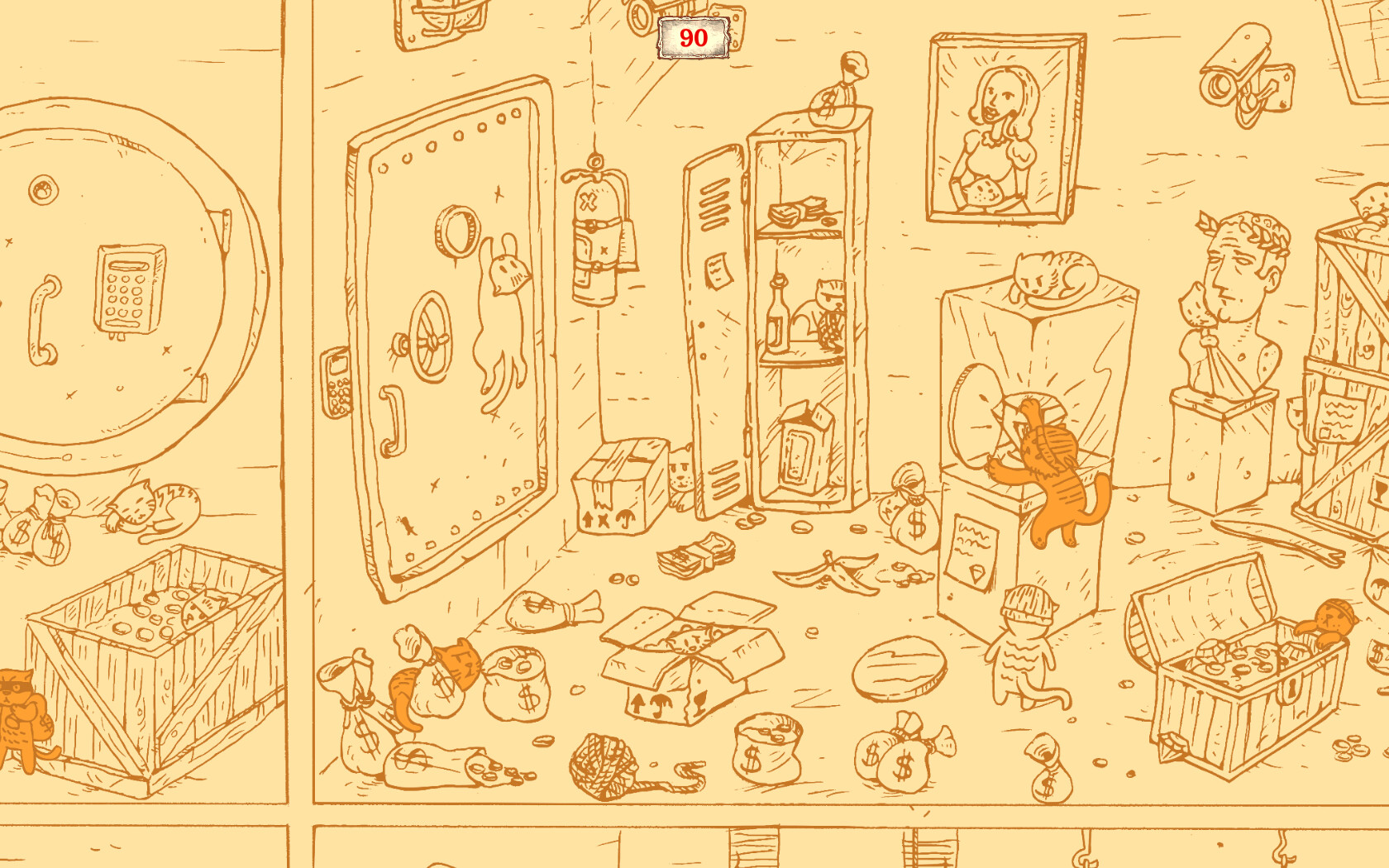 100 Find Kitties: Thief screenshot #4