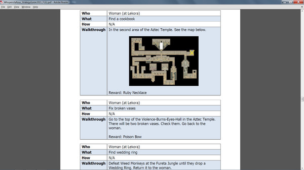 Screenshot z Whisper of a Rose: Strategy Guide