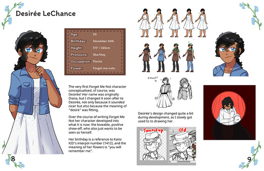 Screenshot z The Mysterious Thief; Forget Me Not - Artbook