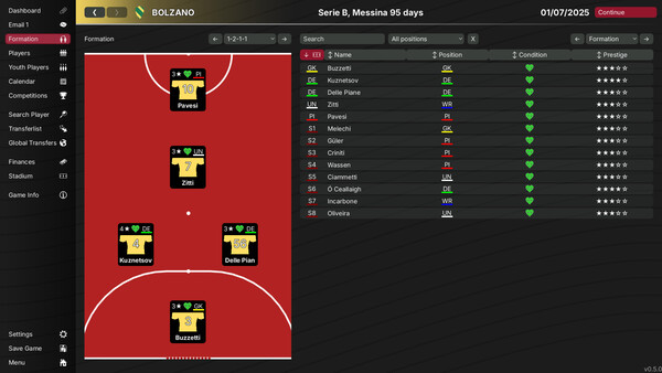 99Managers Futsal Edition screenshot 5