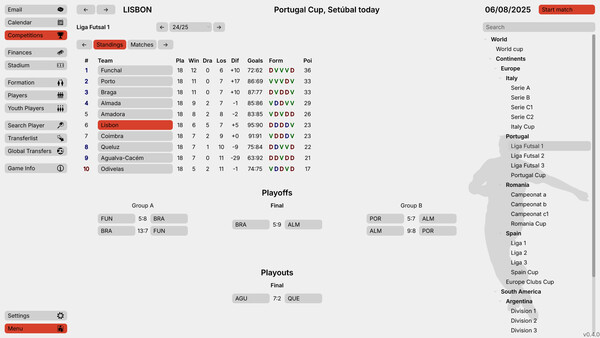 99Managers Futsal Edition screenshot 6