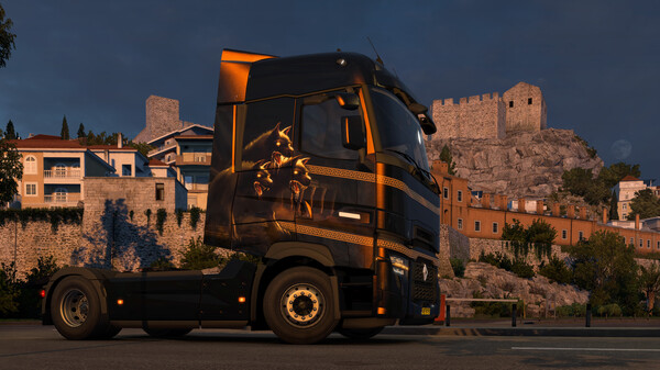 Screenshot z Euro Truck Simulator 2 - Greek Mythology Pack