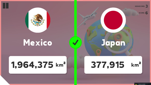 Which Country Is Larger?