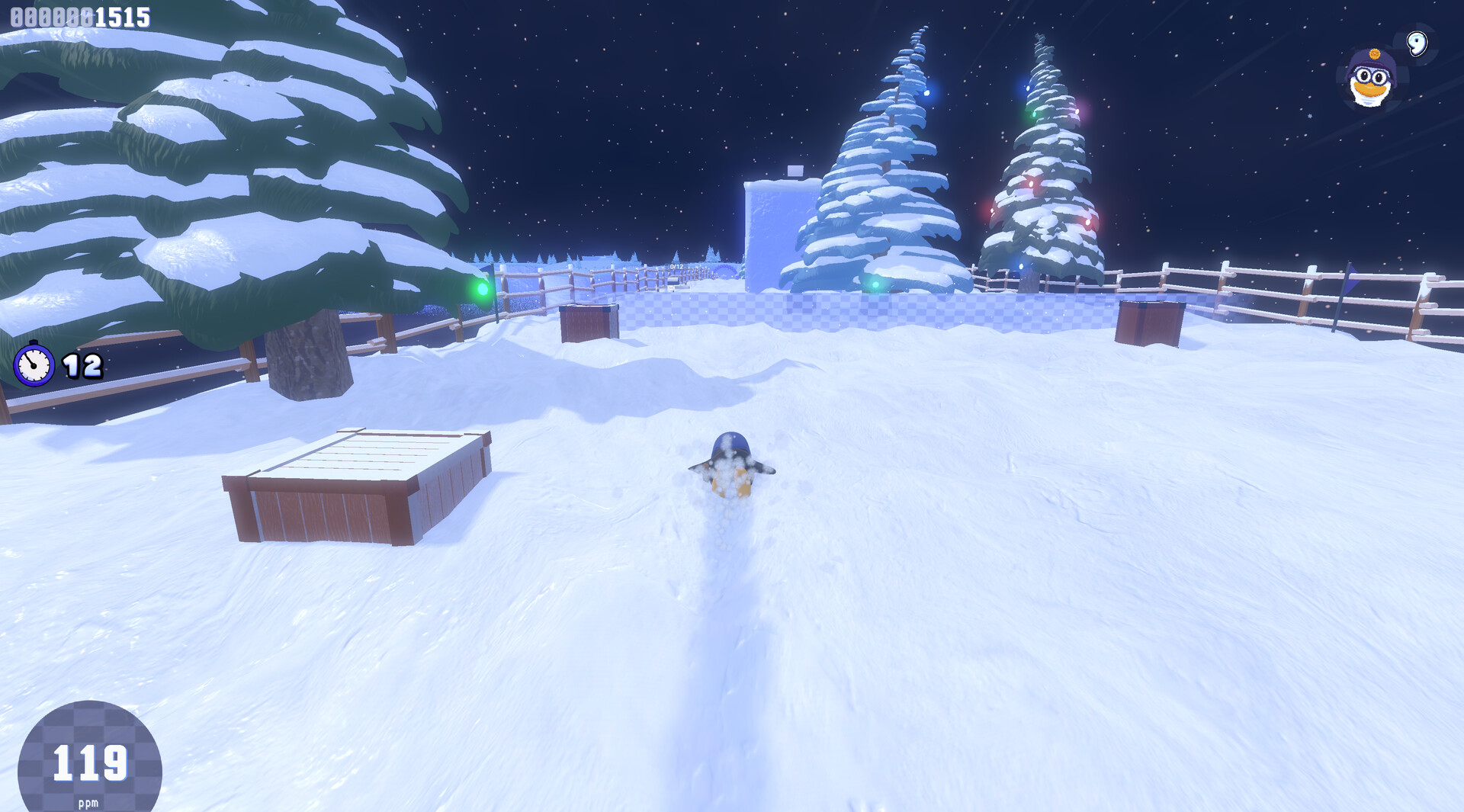 Pingbert's Snow Ride screenshot #2