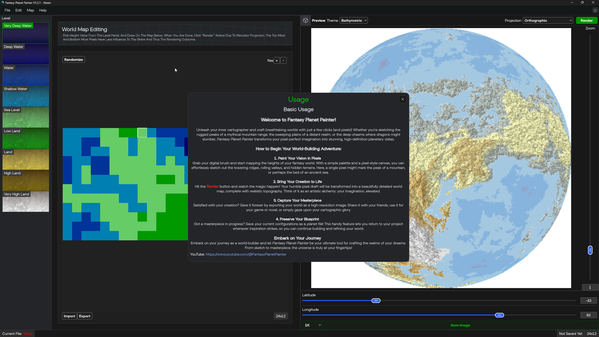 Fantasy Planet Painter screenshot 1